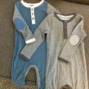 Burt’s Bee Baby boy coverall set 12 month NWOT